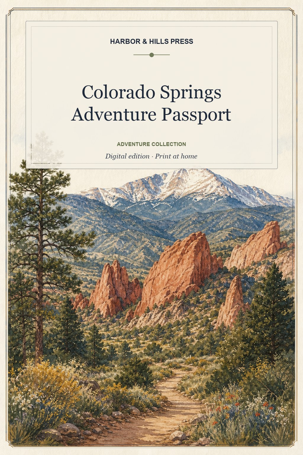 Colorado Springs Adventure Passport cover